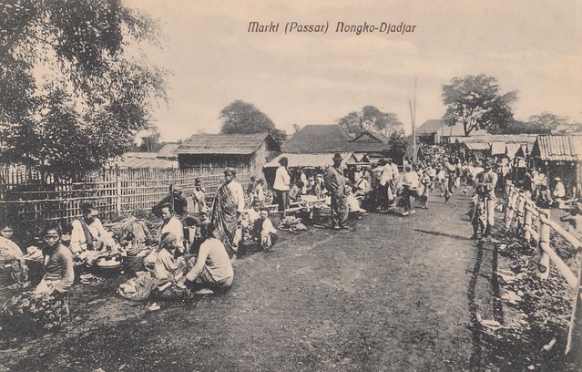Nongkojajar - Market, 1908