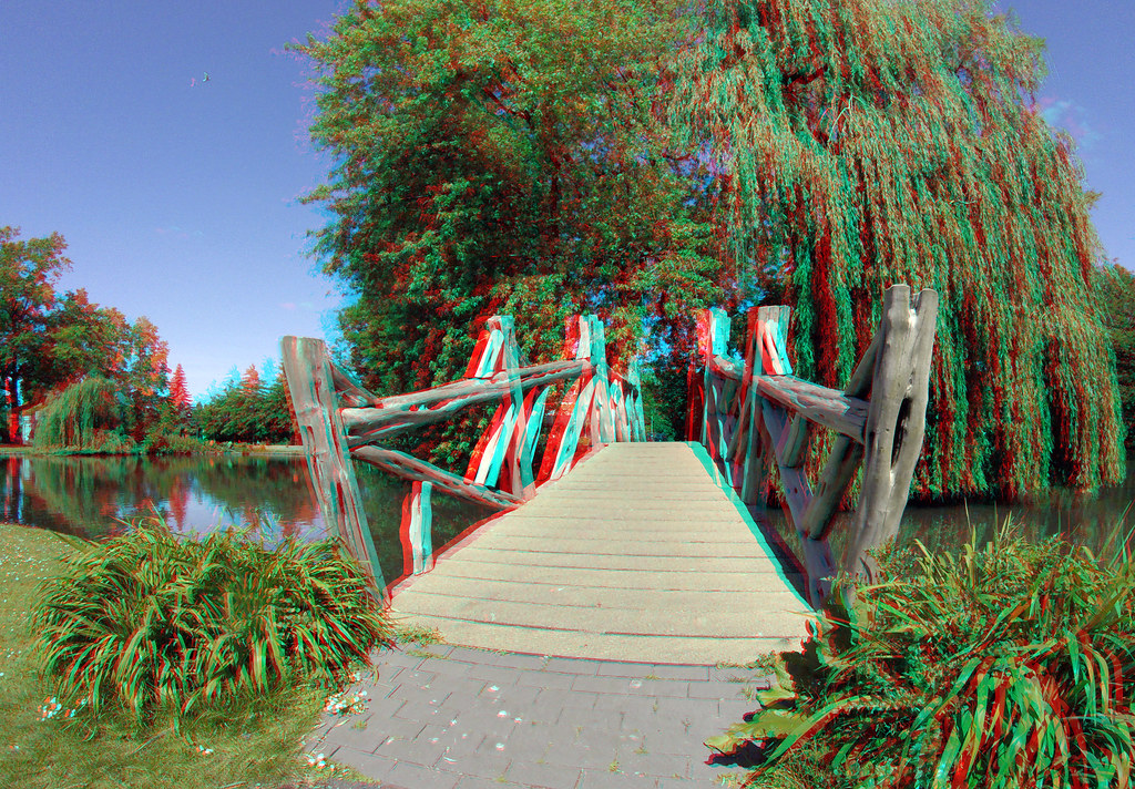 Bruggetje IJzendoornpark Gouda 3D GoPro
