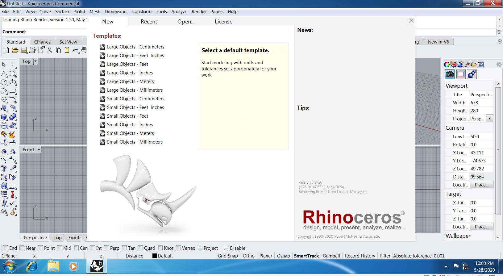 Working with Rhinoceros 6.26.20147.06511 full license