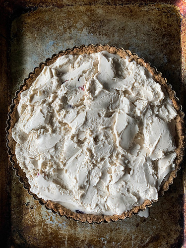 Vanilla Berry Ice Cream Tart (Vegan and Gluten-free) from HeatherChristo.com