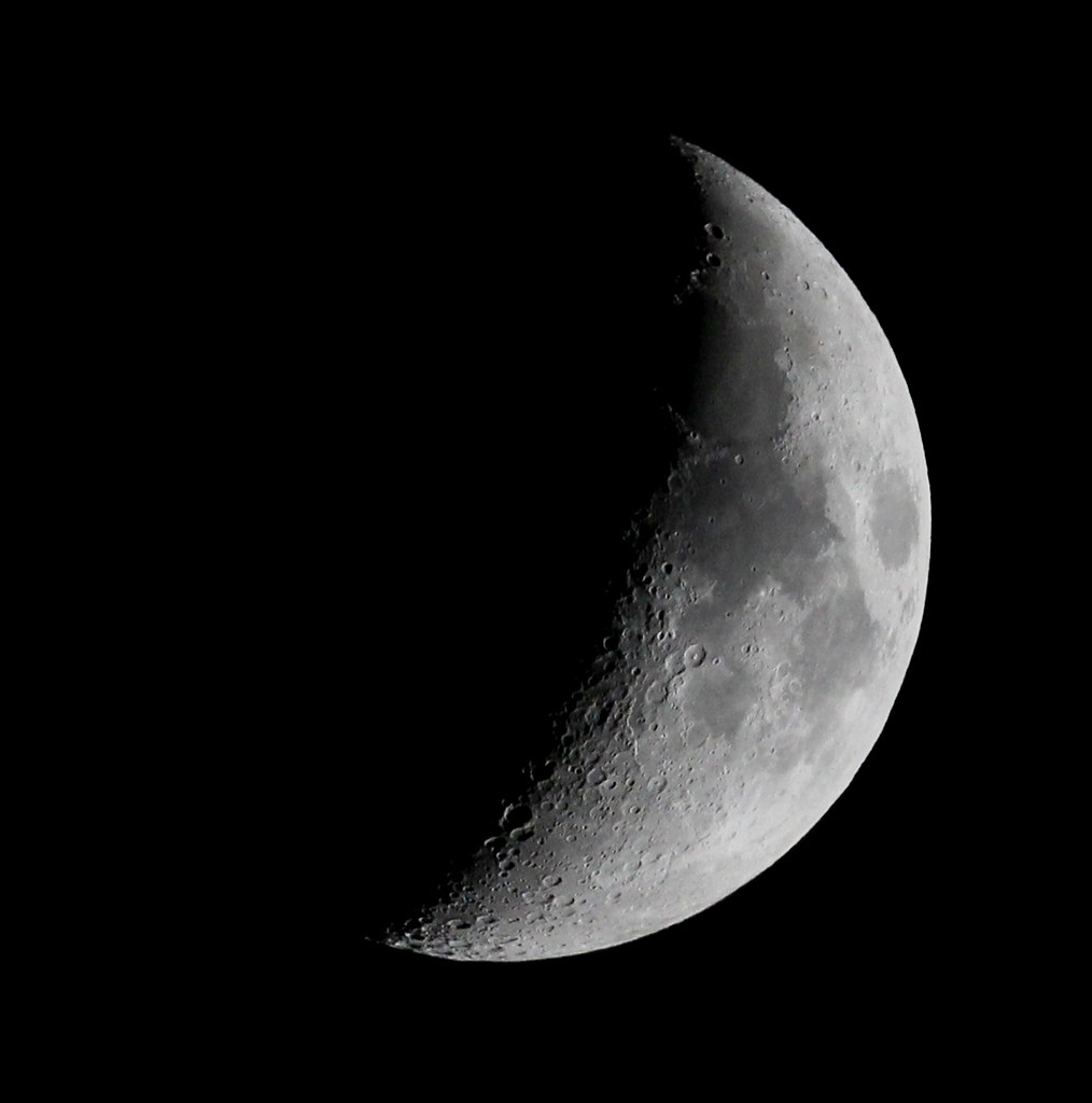 Waxing moon on 28 May 2020