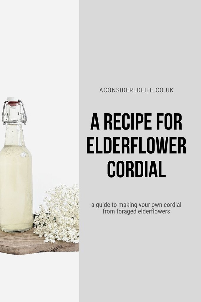 A Recipe For Elderflower Cordial
