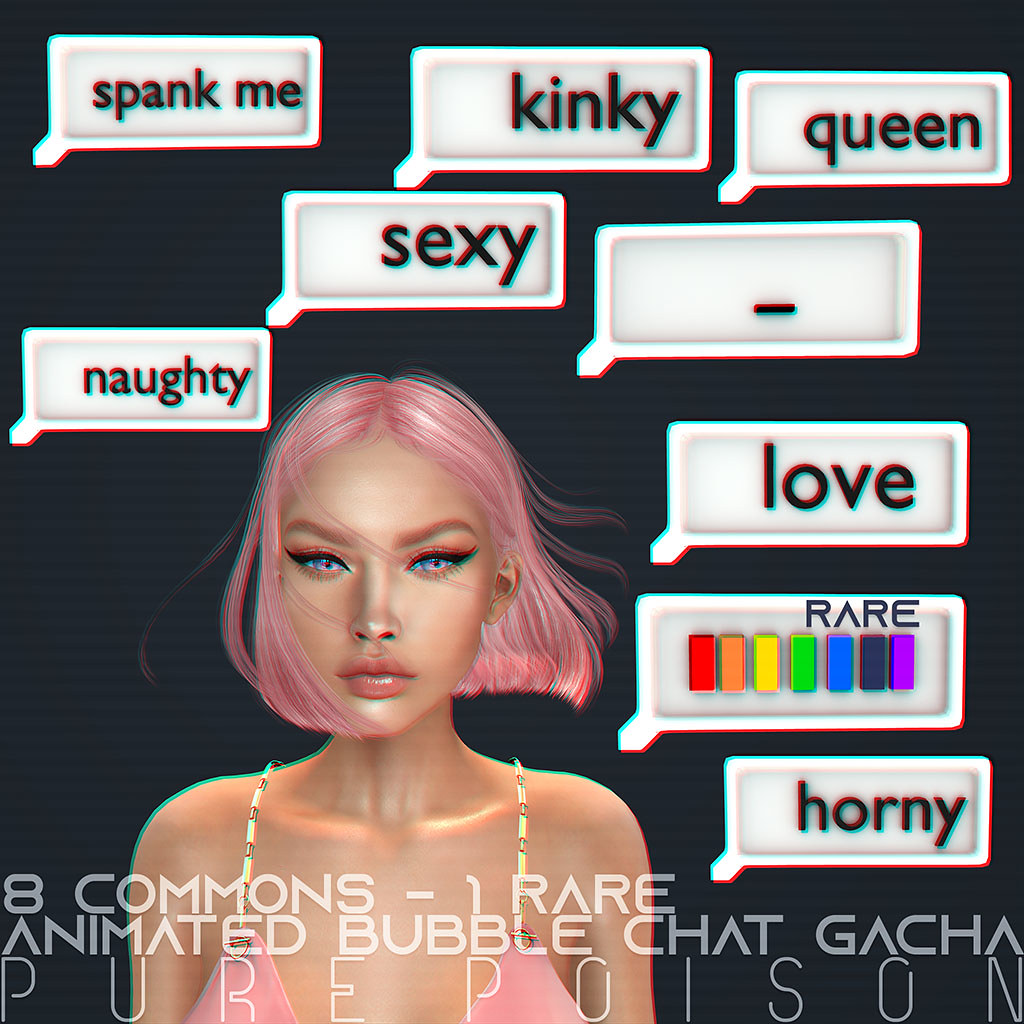 CONTEST: Pure Poison – Animated Bubble Chat Gacha @Kinky