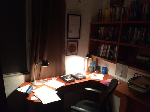 Desk at my home office in Aguascalientes