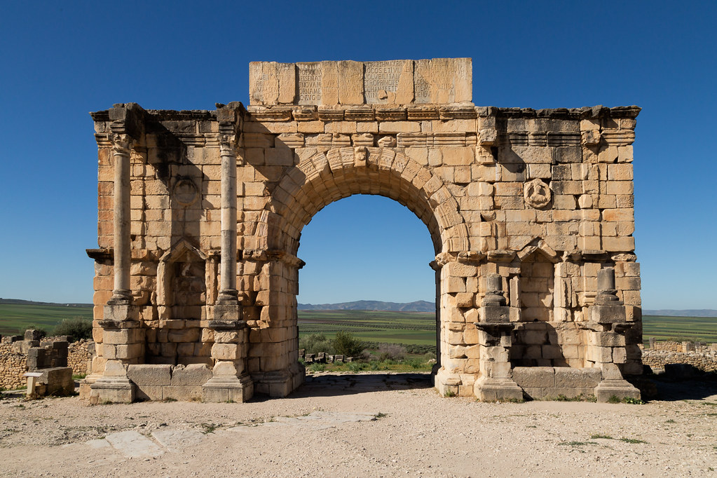 Morocco -Volubilis - Arch of Caracalla