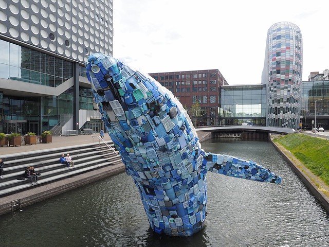 Recycle whale Utrecht