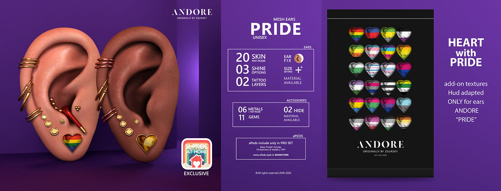 :ANDORE: @ Exclusive for SL Pride at Home Event
