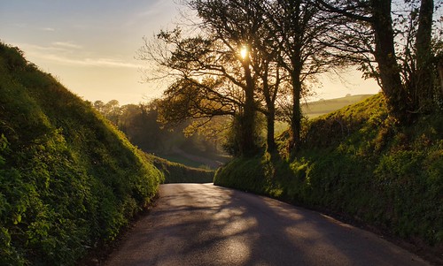 West End Road | And the sun sinks in the West. | Alison Day | Flickr