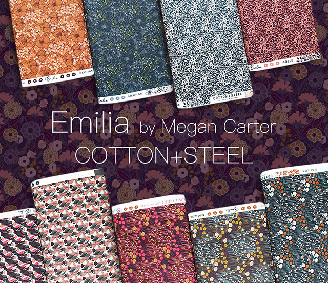 COTTON+STEEL Emilia Collection by Megan Carter