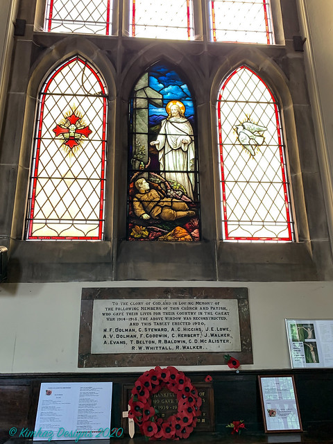 Shrewsbury - St Alkmund's Church - WWI Memorial Window