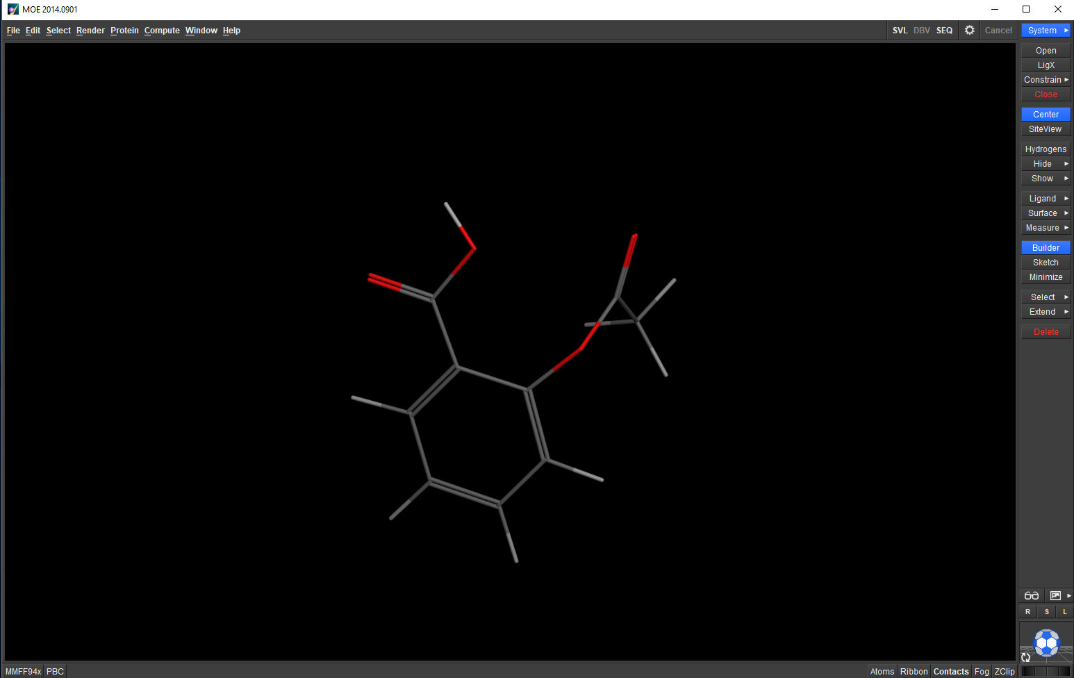 Working with Molecular Operating Environment (MOE) 2014.0901 full