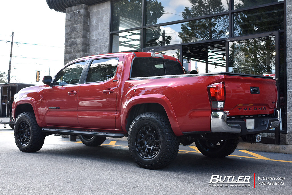 Toyota Tacoma with 18in Black Rhino Overland Wheels and BFGoodrich K02 Tires