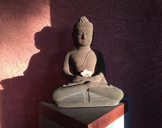 Meditating Buddha in the Evening Sun, AZ, USA