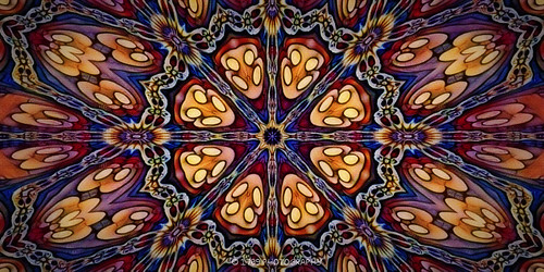 fractal june design abstract vivid colour art artwork