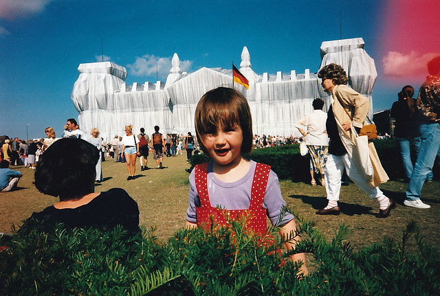 Der Verhüllte Reichstag 1995 mit Lena
