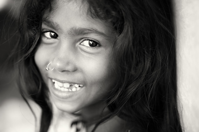 India, tribal girl in Odisha