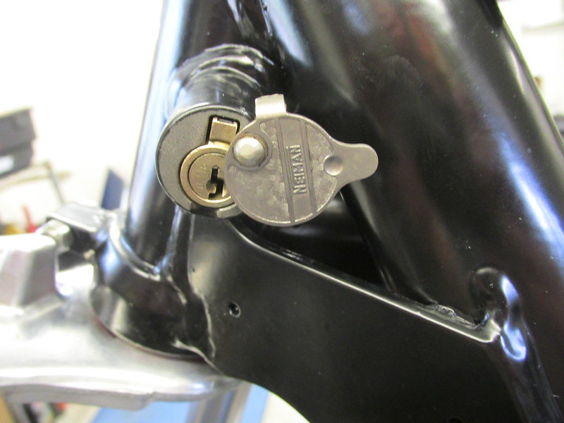 Fork Lock Is Held In Place By Cover Plate