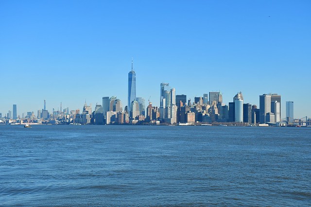 New York from cruise ship