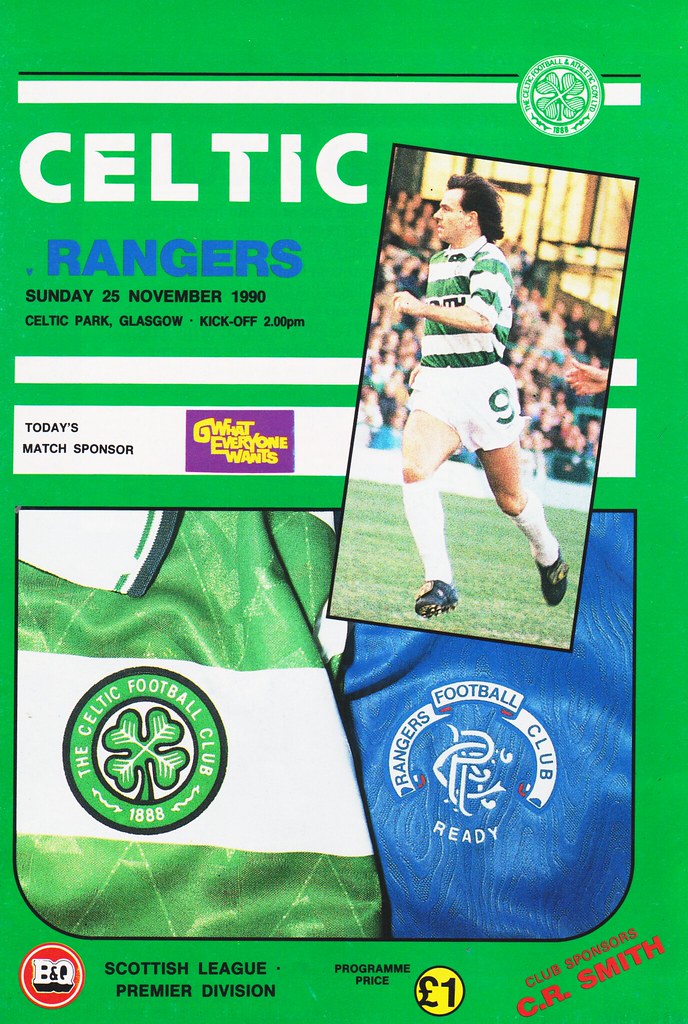 Celtic vs Rangers - 1990 - Cover Page