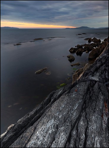 Just after sunset, 2 June 2020 by BearaClive, At Trafrask, Adrigole, Bantry Bay, Ireland