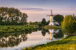 Golden Hour on the Linge, Netherlands