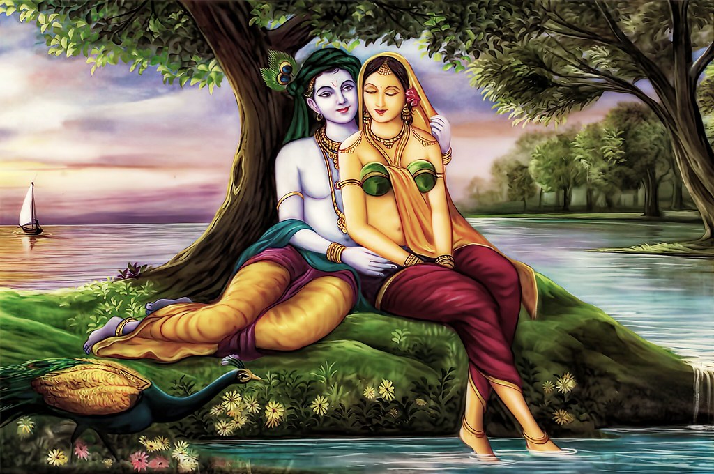 Radha-Krishna - Immersed in Love