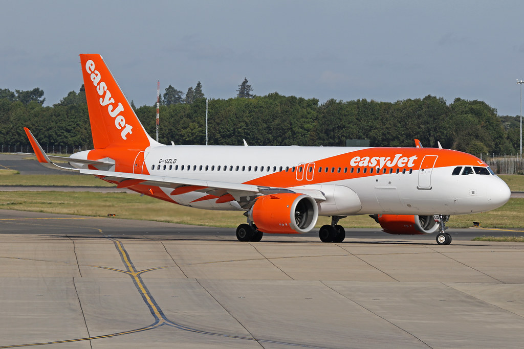 G-UZLD Airbus A320-251N Easyjet Airline Company Stansted 23rd August 2019