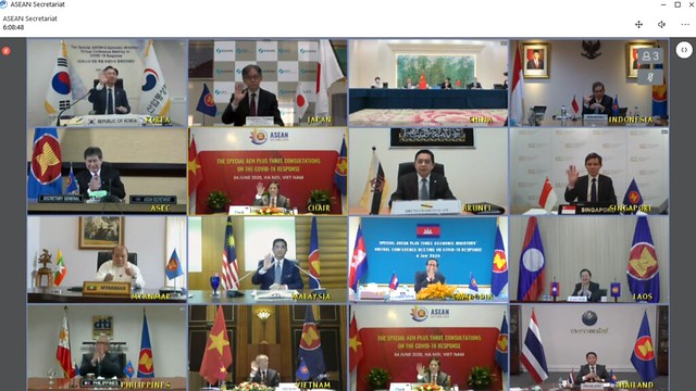 (JUNE 2020) Special ASEAN Plus Three Economic Ministers’ (AEM +3) Virtual Conference Meeting on Covid-19 Response