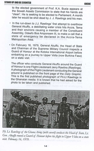 stand up and be counted - Rawlings lead Akuffo February 16 1979