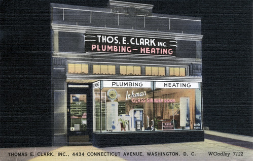 thomaseclark plumbers postcards vanness washington washingtondc stores