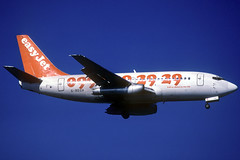 EasyJet B737-204 G-BECH BCN 08/02/1997