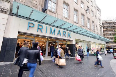 Primark store in Liverpool's pedestrian district