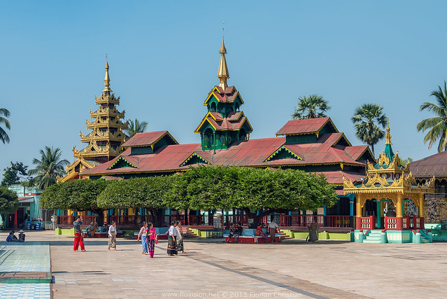 Shwemawdaw pagoda, Bago, Myanmar