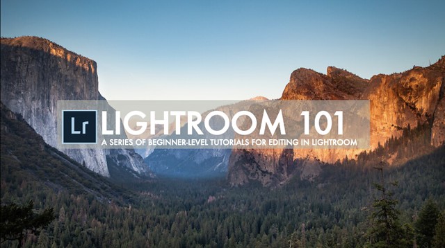 Lightroom 101 - An introductory course
