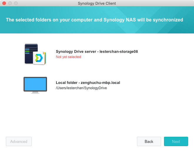 Synology DS220j - DSM - Setup Synology Drive Client #5