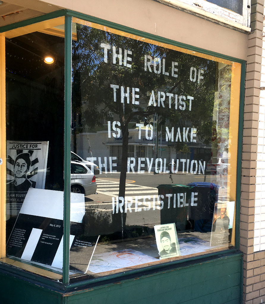 THE ROLE OF THE ARTIST IS TO MAKE REVOLUTION IRRESISTIBLE — Toni Cade Bambara