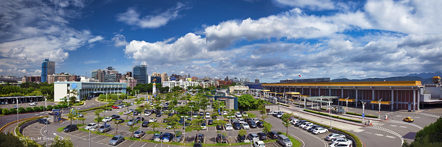 an aerial view of Songshan International Airport 2020 松山國際機場 環景照片
