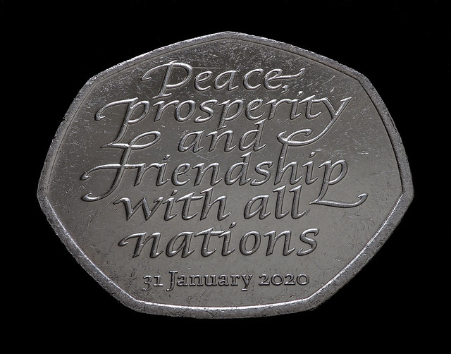2020 Fifty Pence Piece Tails Side