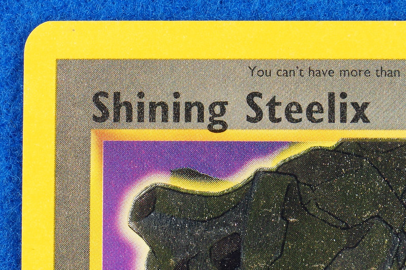 RD29669 Pokemon Shining Steelix 112_105 Neo Destiny Holo Secret Rare Card DSC07190