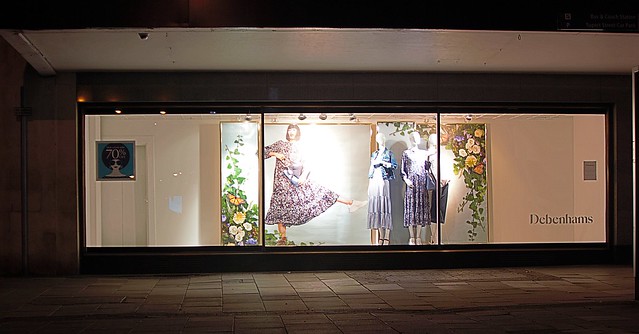 Debenham's shop window, Broadmead, Bristol 06-06-2020 COVID19