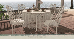 Victorian garden set
