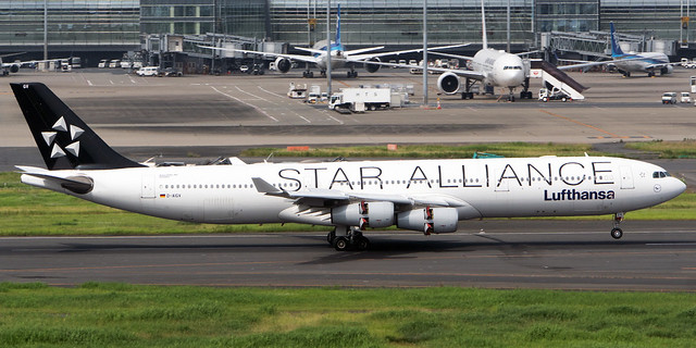 Airbus A340-313, D-AIGV, Lufthansa