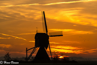 Sunrise @ Uppel in the Netherlands,...