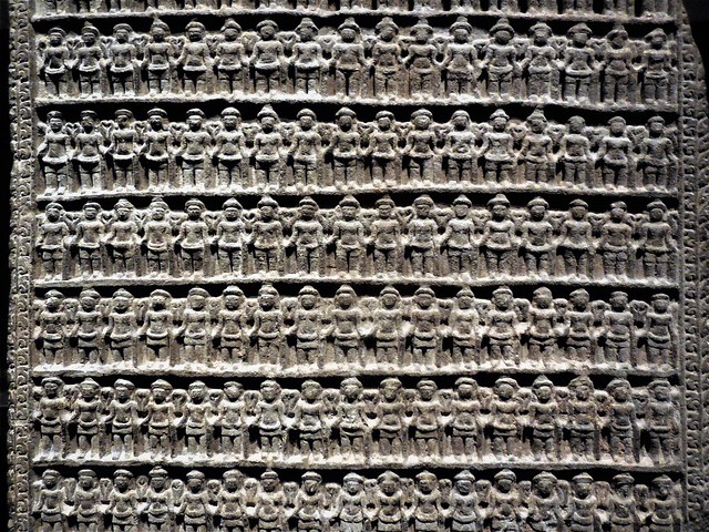 Khmer stone carving
