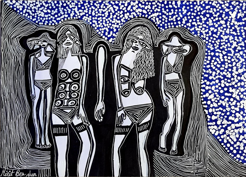 אמנים ישראליים ציור מודרני מירית בן נון אמנית עכשווית חדשנית