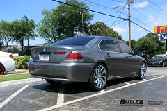 BMW 745Li with 22in Lexani Matisse Wheels and Continental DWS06 Tires