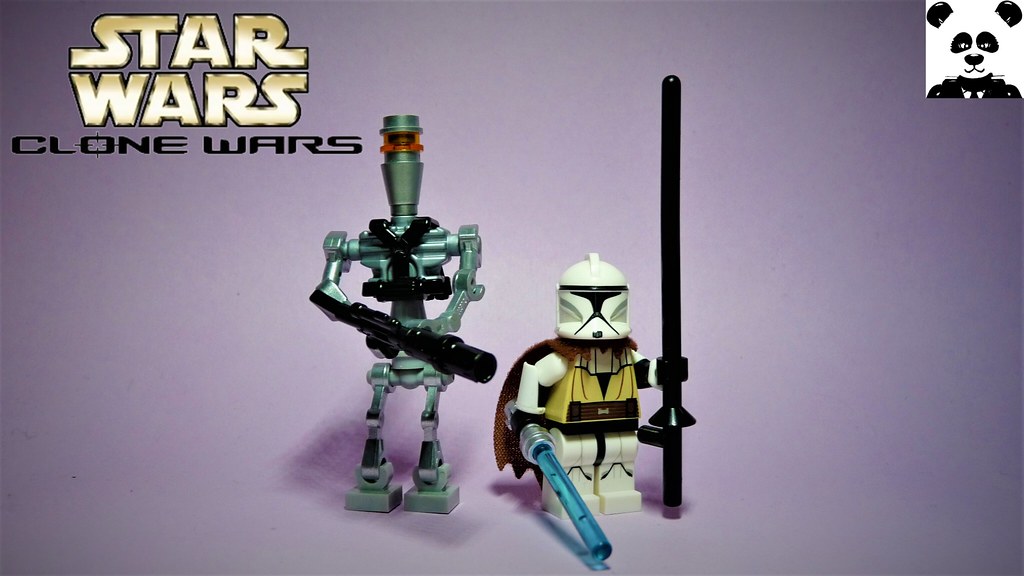 Lancer Droid and General Kenobi (Clone Wars - 2003)