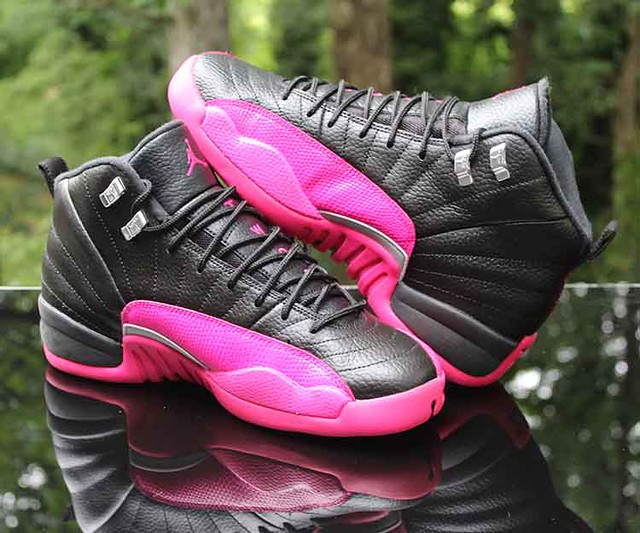 Air Jordan 12 Retro GG Deadly Pink Size 8.5Y Black Silver … | Flickr