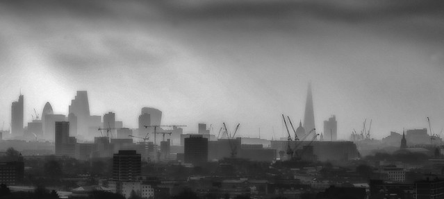 London Skyline - Viewed from Hampstead Heath