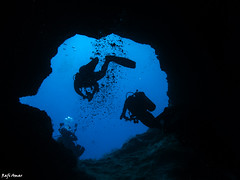 Divers in the Cave